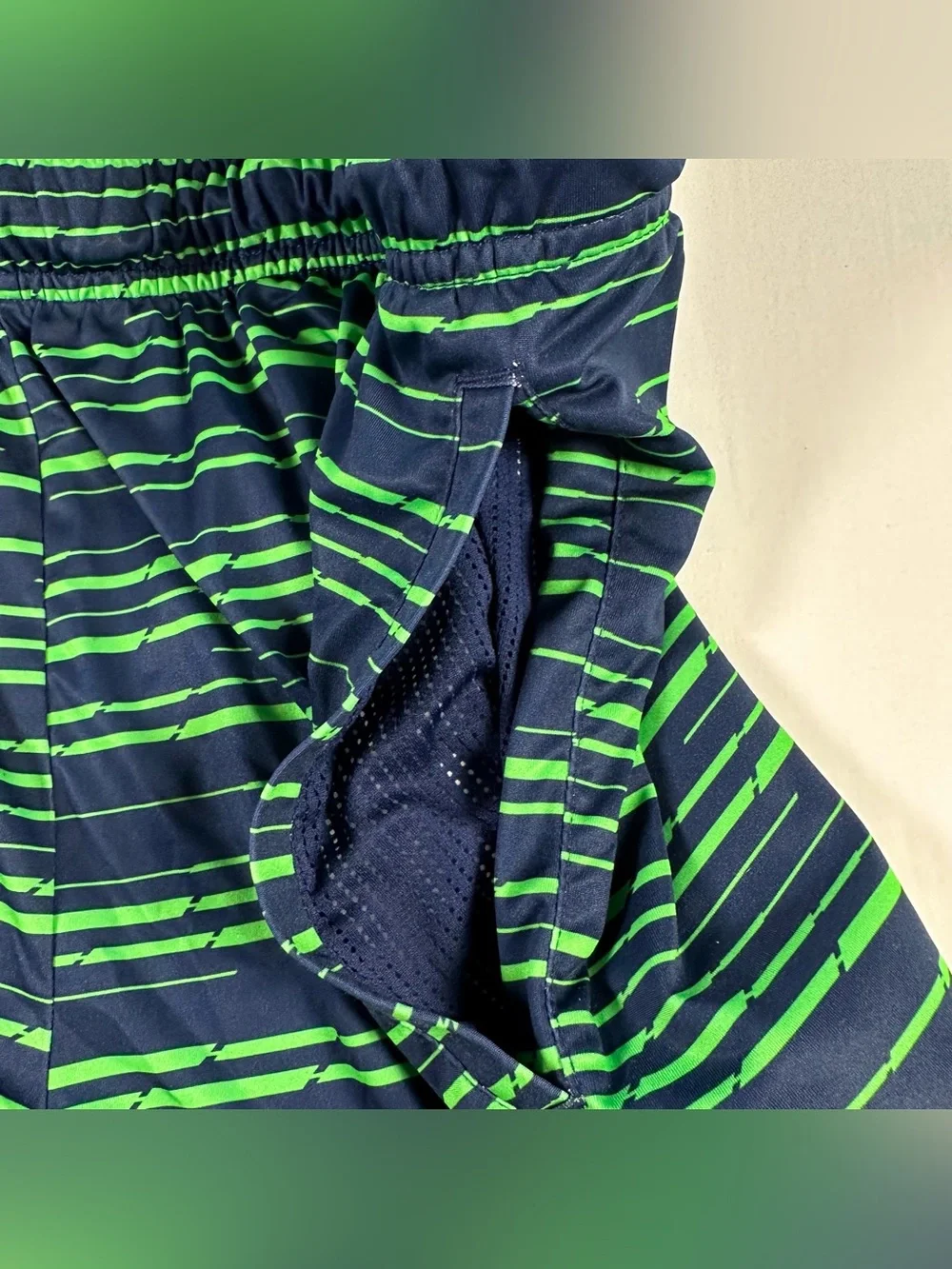 Nike Dri-FIT Predator Training Shorts Mens XL Blue Green Basketball 833267-429